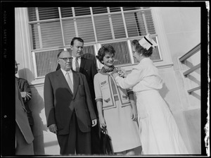 Jackie helps during campaign in Mass.