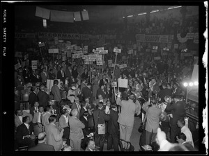 Democratic State Convention scenes at the Mechanics Building