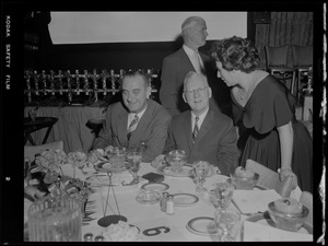 LBJ and Mayor Hynes at the Truman jubilee birthday party