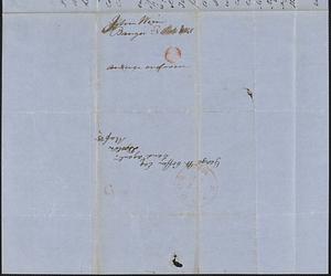 John Winn to George Coffin, 23 October 1848