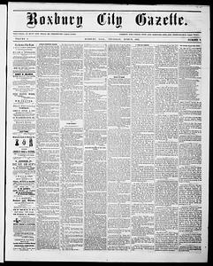Roxbury City Gazette, June 19, 1862