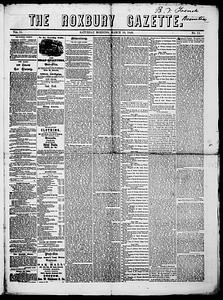 The Roxbury Gazette, March 10, 1849