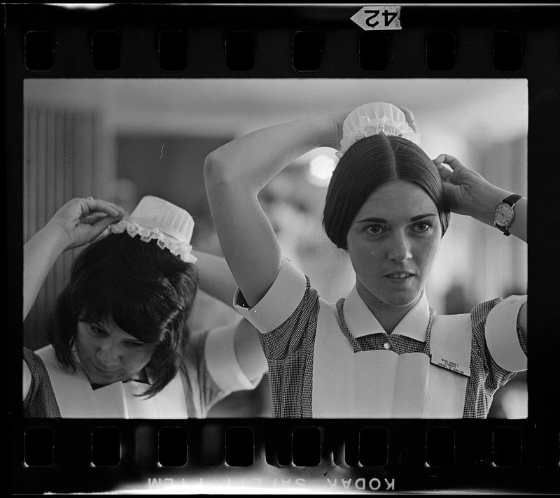 Mass. General Hospital student nurses don new caps, Boston