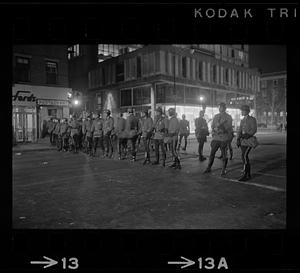 Harvard Square anti-war riot: State troopers massed charge on Boylston Street, Cambridge