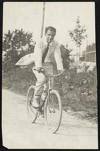 Subject F. P. Adams (Bicycle)
