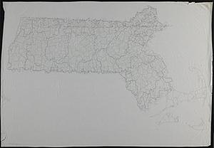 Outline map of Massachusetts