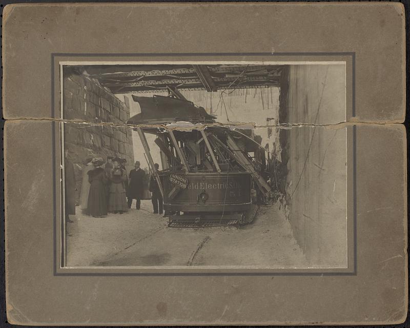 Trolley Car Accident, South (East) Street underpass