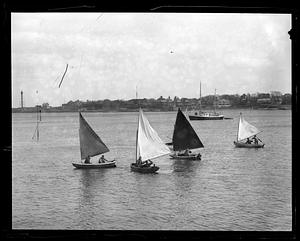 Frostbite yacht - race in zero weather, Marblehead