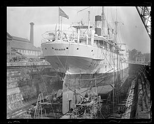 USS Brazos, Navy Yard