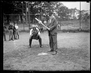 A man at bat