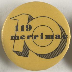119 Merrimac 10th Anniversary button