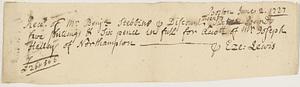 Receipt of payment
