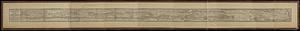 Tabula itineraria ex illustri Peutingerorum Bibliotheca quae Augustae Vindel est beneficio Marci Velseri Septemuiri Augustani in lucem edita. Nobilissimo viro Marco Velsero r.p. Augustanae Septemuiro Ioannes Moretus typographus Antverp s.p.d. ...