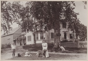 Photograph Album of the Newell Family of Newton, Massachusetts - Hamlet and Lucy Wight Residence -