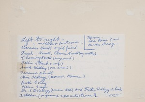 Photograph Album of the Newell Family of Newton, Massachusetts - Guest List for July 4th Party -