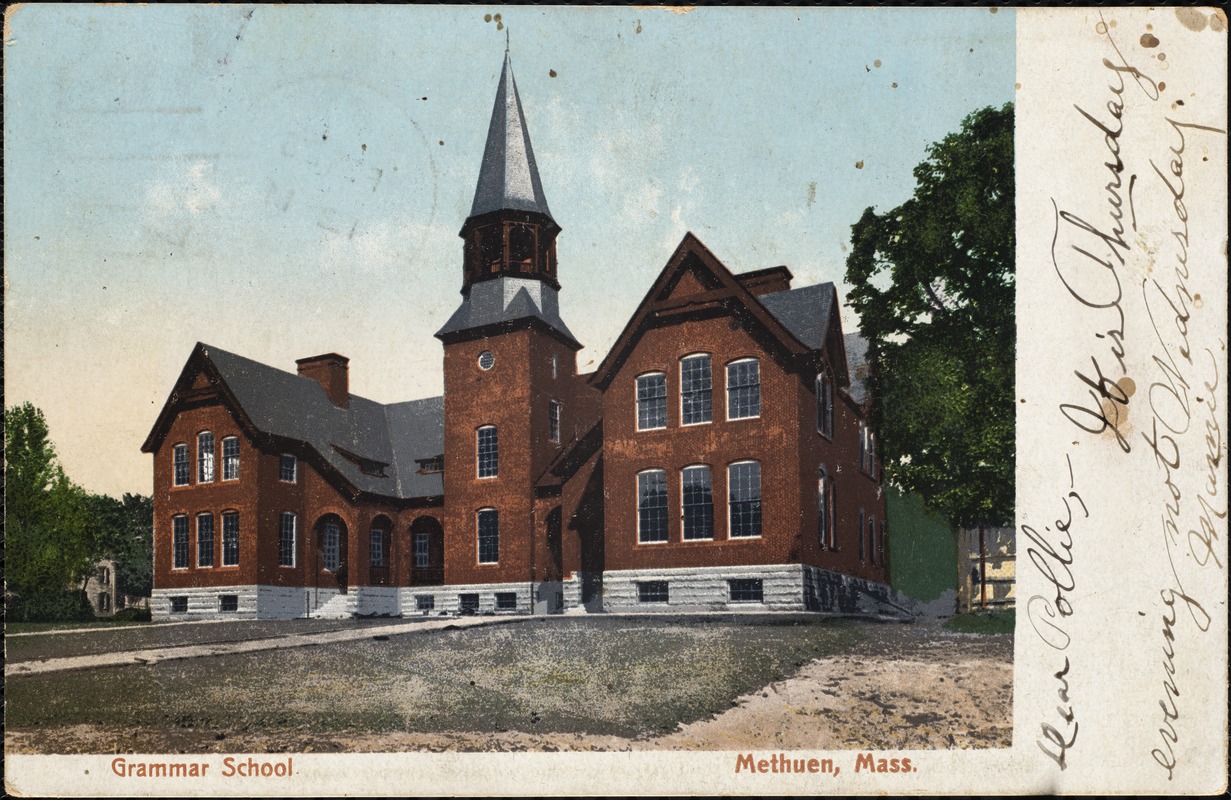 Grammar school. Methuen, Mass.