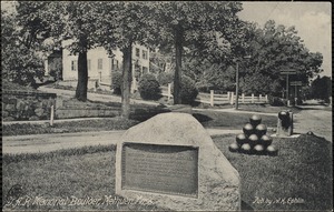 D.A.R. Memorial boulder