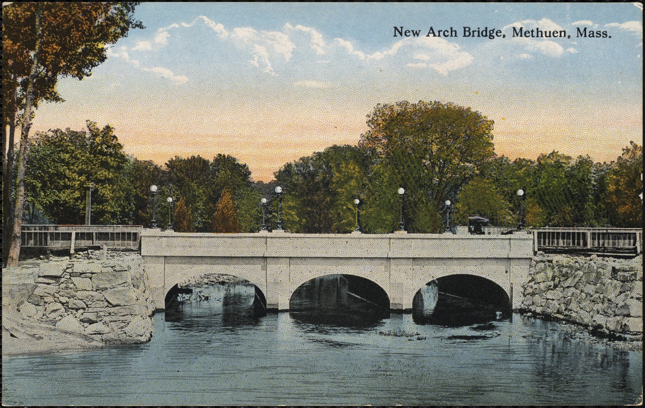 New arch bridge, Methuen, Mass.