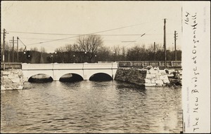 The new bridge at Organ Hall, Methuen, Mass.