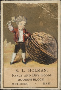 S. L. Holman, fancy and dry goods, Dodge's Block, Methuen, Mass.