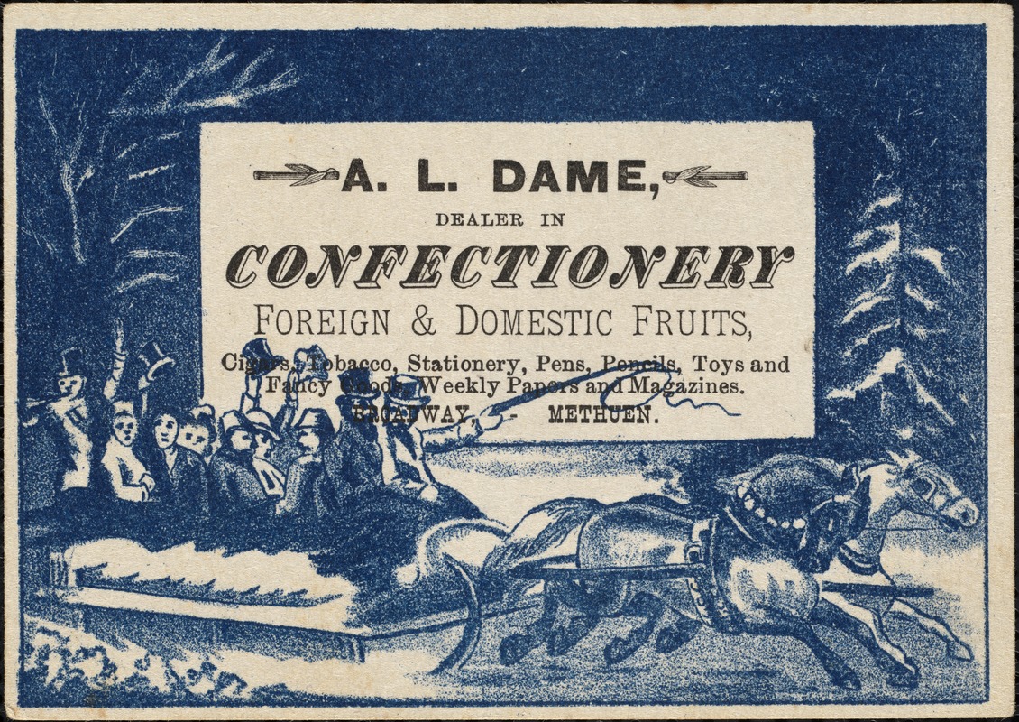 A. L. Dame, dealer in confectionary