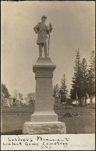 Soldiers Monument, Walnut Grove Cemetery, Methuen, Mass.