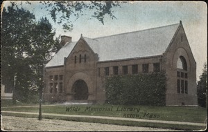 Wilde Memorial Library, Acton, Mass.