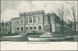 Memorial Library, Adams, Mass.