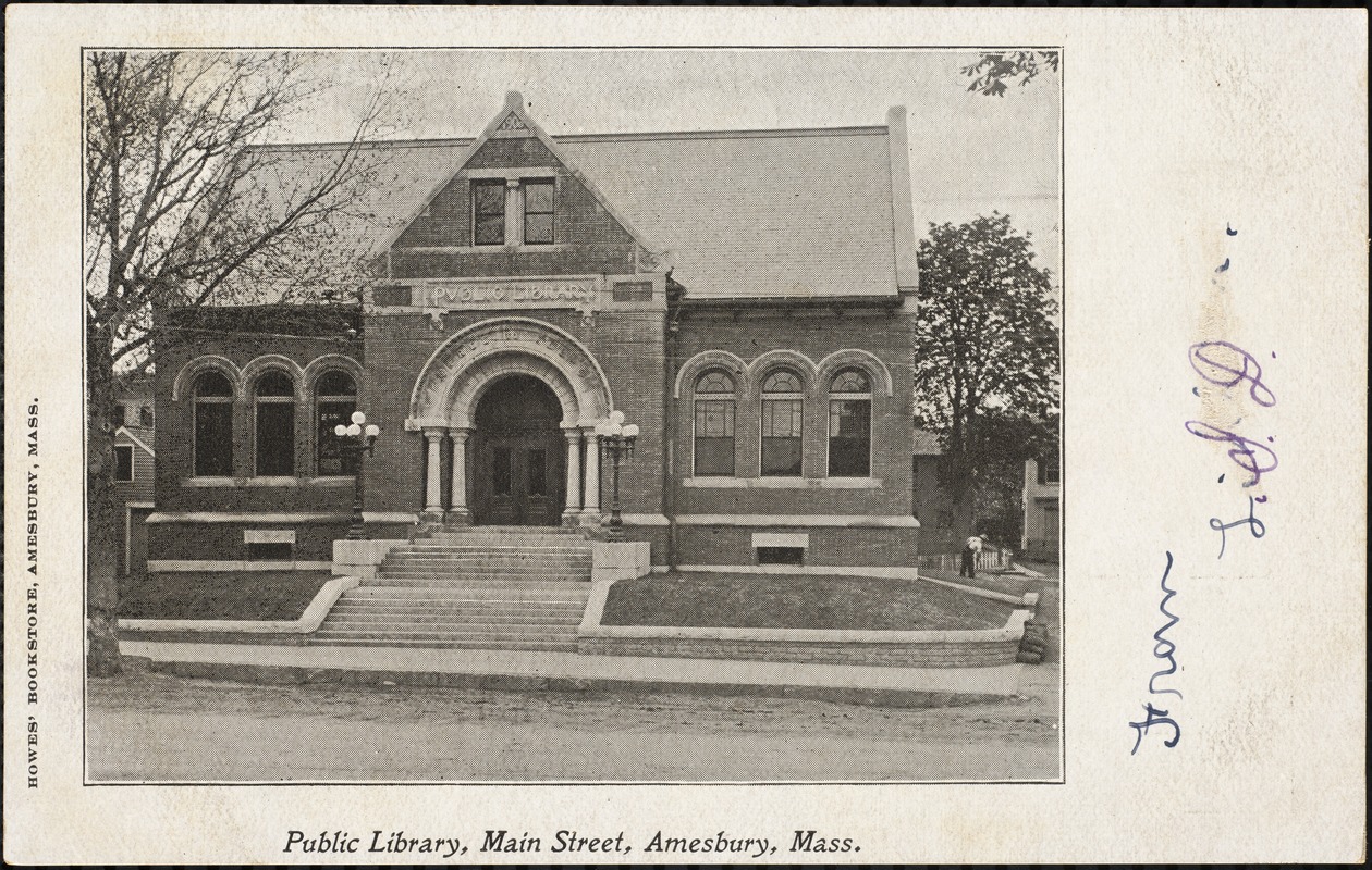 Public library, Main Street, Amesbury, Mass.