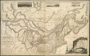 Map of the provinces of upper & lower Canada with the adjacent parts of the United States of America, &c
