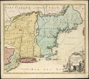 Nova Anglia Septentrionali Americae implantata Anglorumque coloniis florentissima geographicè exhibita