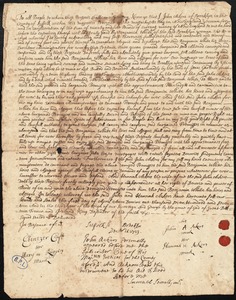 Deed of land from John and Hannah Ackers to Benjamin White, Jr.
