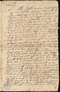 Deed of land from Samuel Aspinwall to Thomas Aspinwall