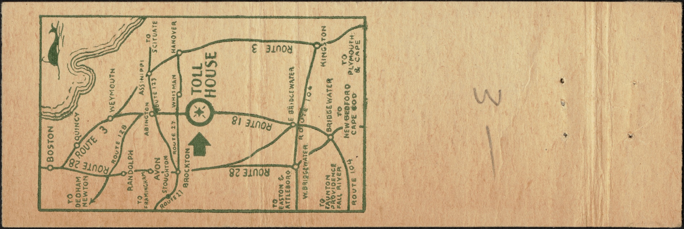 The Toll House matchbook
