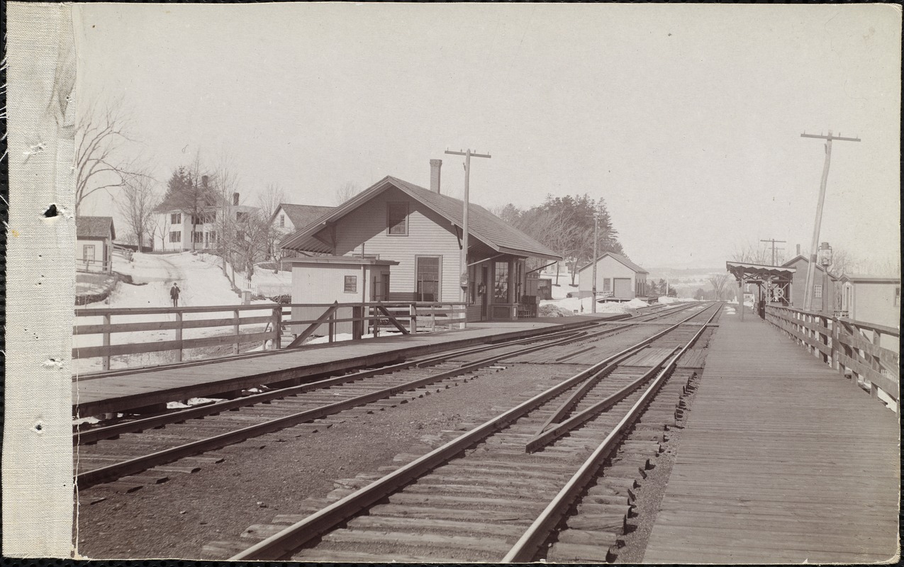 Old West Boylston station - Digital Commonwealth