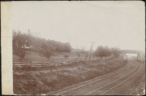 Present railroad through West Boylston