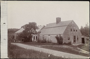 Unidentified house with barn