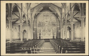 St. Paul's Church (Cath) interior, Hingham, Mass.