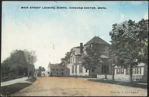 Main Street looking north, Hingham Center, Mass.