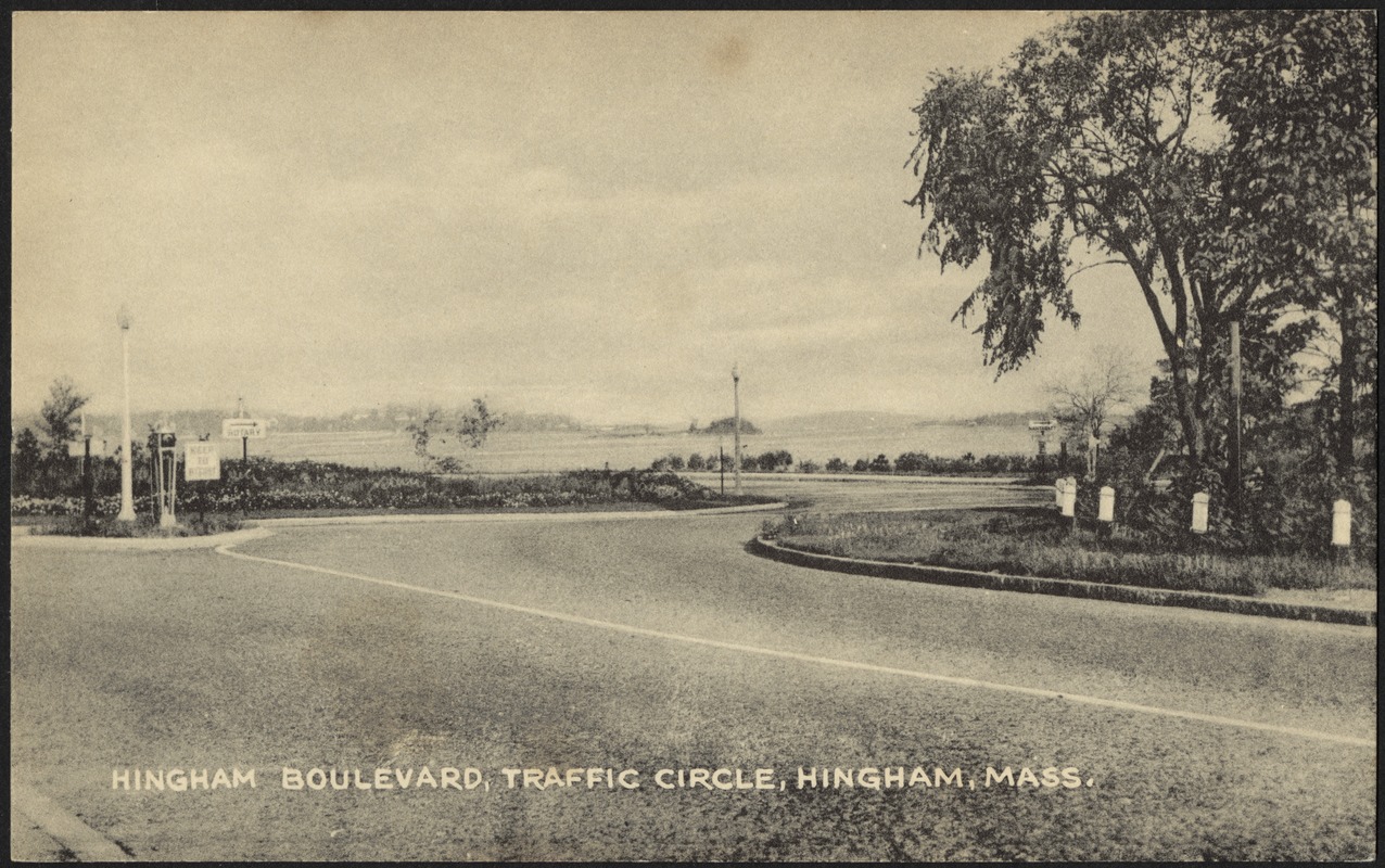 Hingham Boulevard traffic circle, Hingham, Mass.