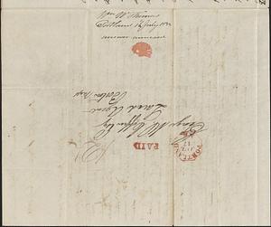 William Thomas to George Coffin, 16 July 1832
