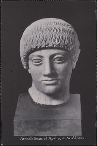 Archaïc head of Apollo, A. M. Athens