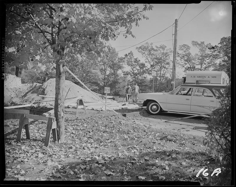 Car in parking spot