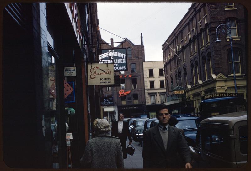 Street in Dublin, Edmund's sign shop