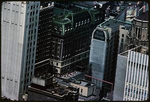 Buildings including Hotel Astor, Manhattan, New York