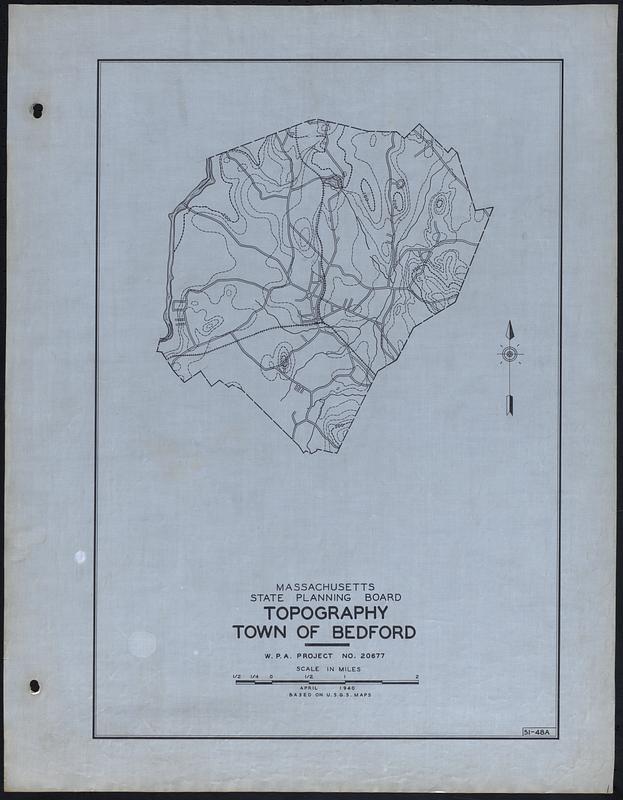 Topography Town of Bedford