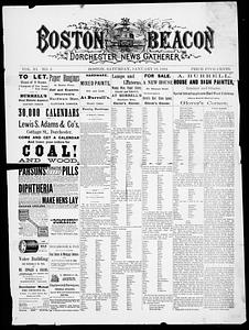 The Boston Beacon and Dorchester News Gatherer, January 19, 1884