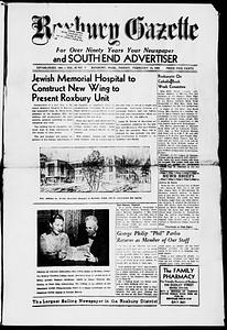 Roxbury Gazette and South End Advertiser, February 13, 1953