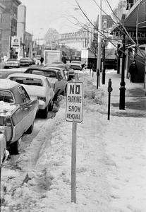 No parking snow removal Broadway