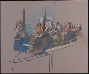 Courtroom scene